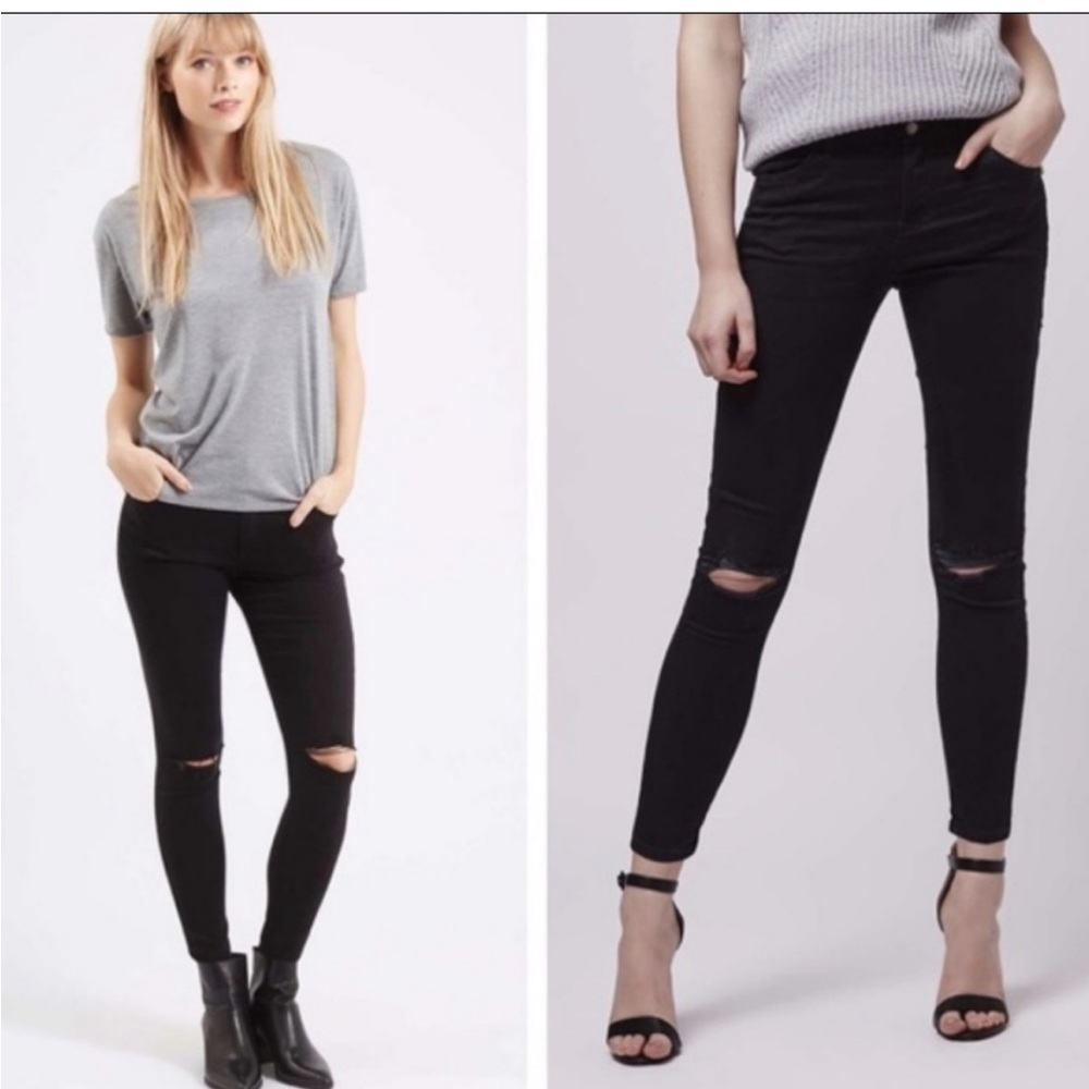 TOPSHOP black skinny jeans